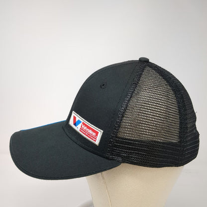 tsmgi Trucker Hat Black OSFM Valvoline Instant Oil Change Mesh Snapback Stripes