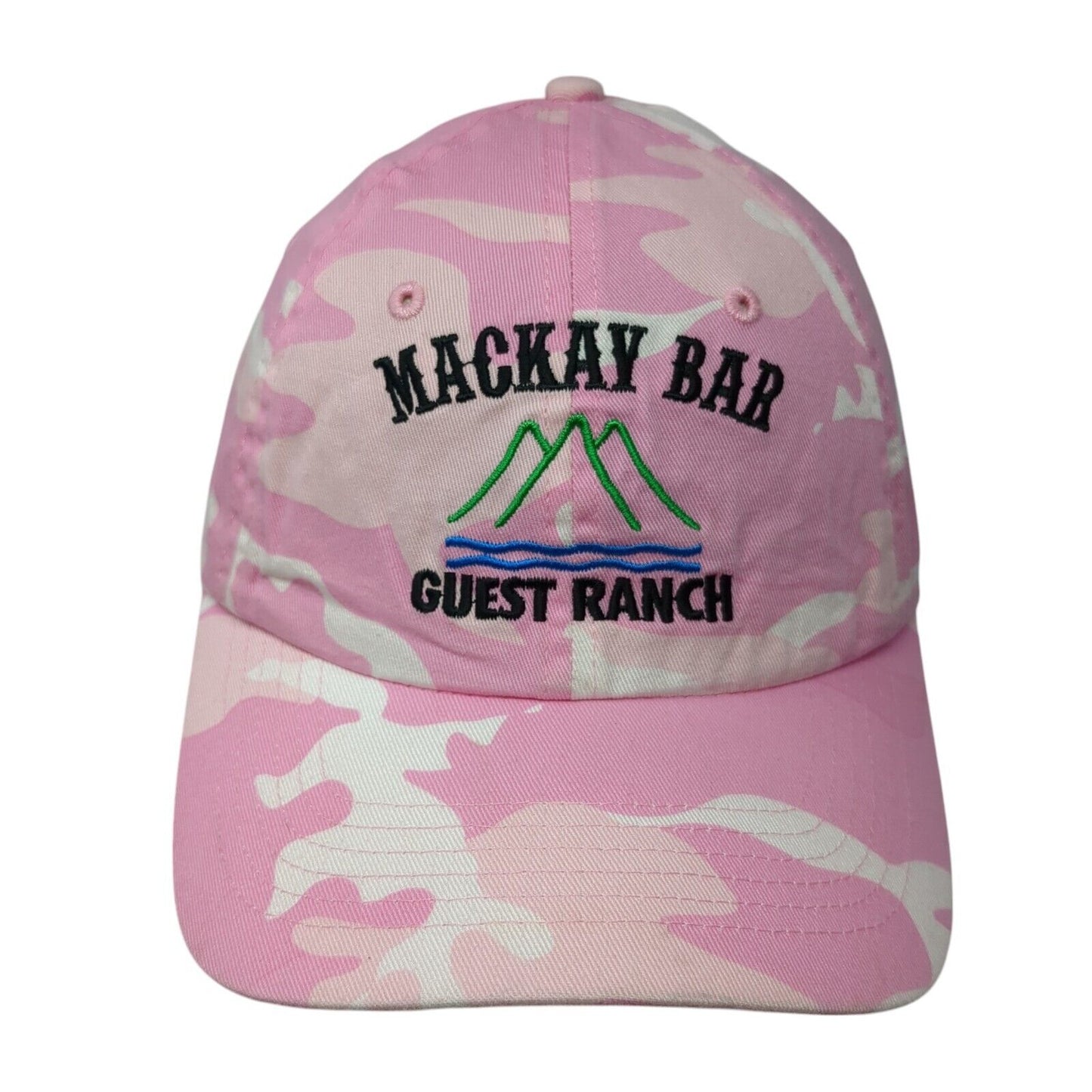 Mackay Bar Guest Ranch Strapback Hat Camo One Size Port Authority