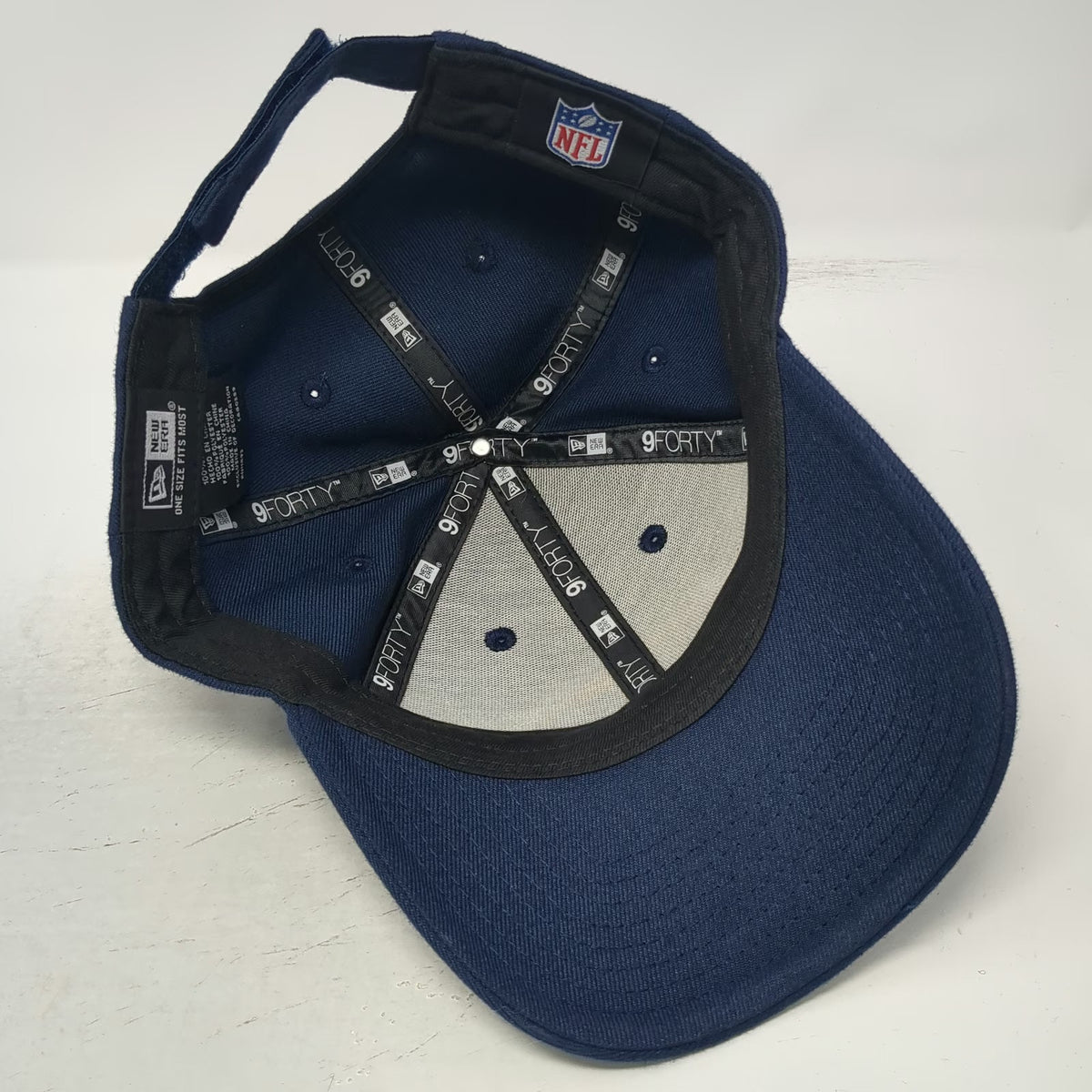 Los Angeles Chargers NFL New Era Blue One Size Strapback Adjustable Logo Cap Hat
