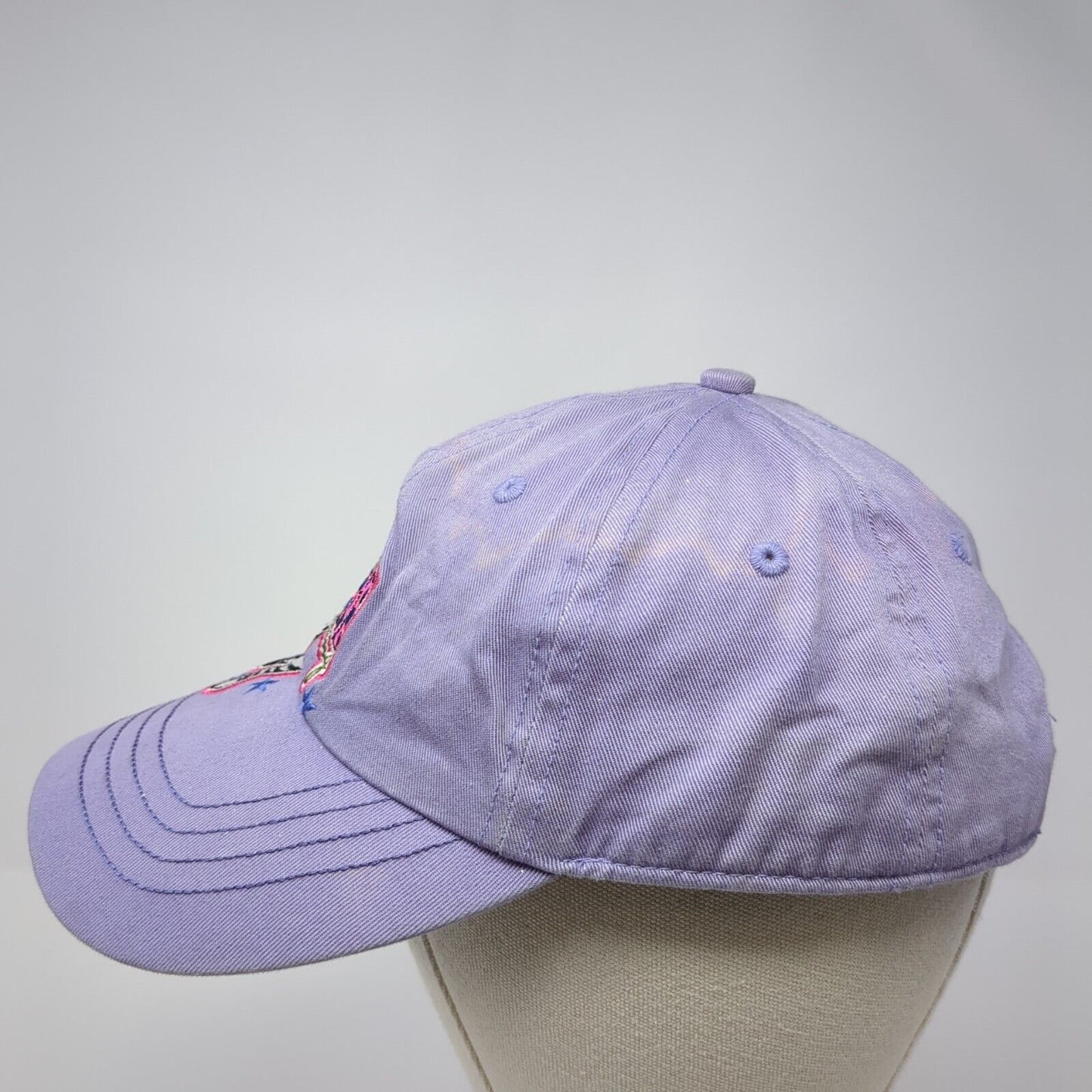 Wild Thing Tiger Strapback Hat Purple One Size Adjustable Rainforest Cafe