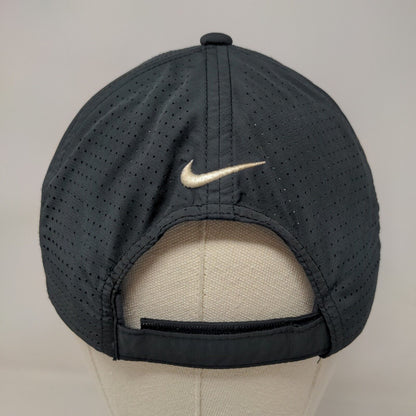 Nike Golf Men's Strapback Hat Black Size OSFM Embroidered 100 Ride Club Logo