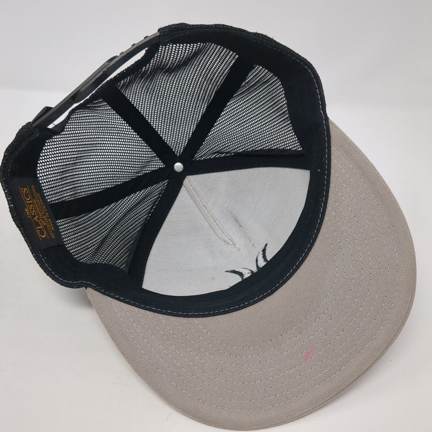 Hurley Snapback Trucker Hat Tan OS Adjustable Embroidered Mesh Back Yupoong