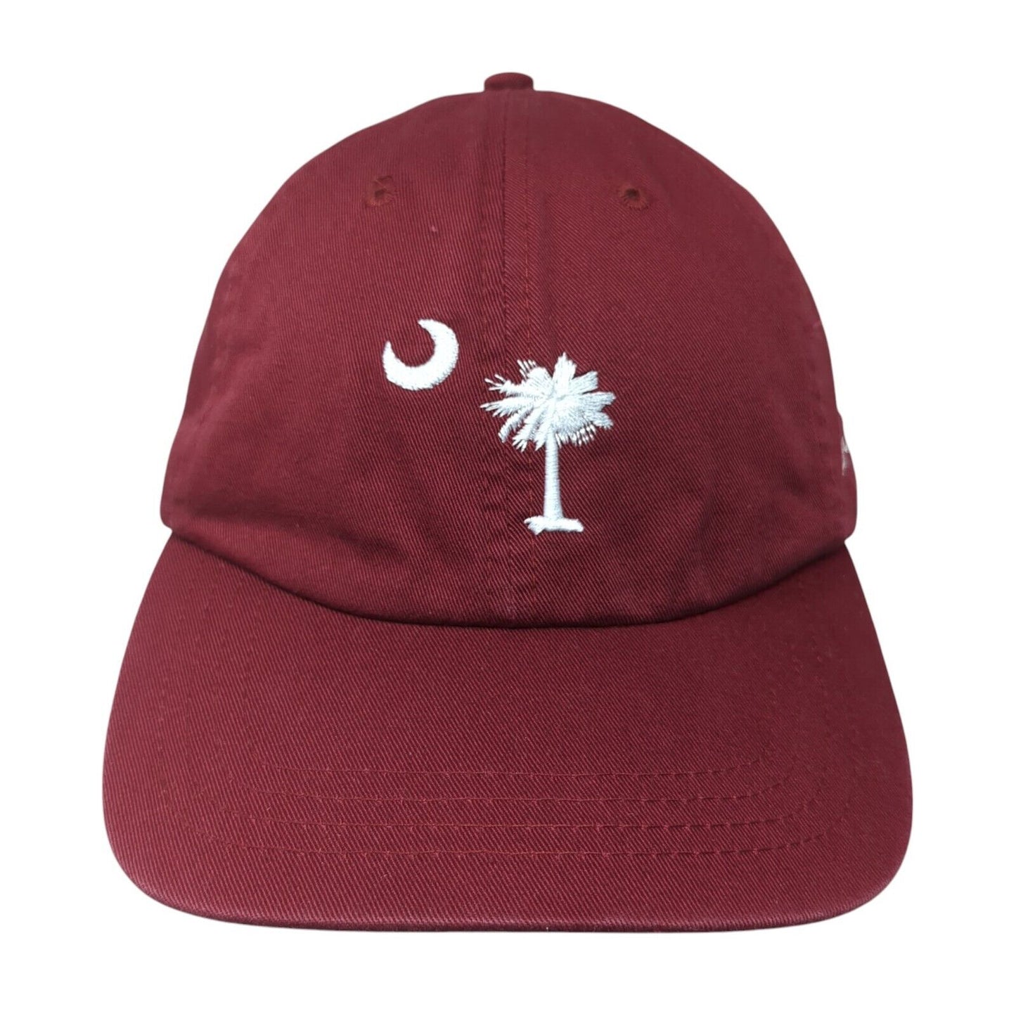 Flag of South Carolina Slideback Hat Red One Size Hilton Head SC 6 Panel