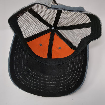 Kubota Strapback Mesh Back Trucker Hat Gray One Size Idaho Tractor Inc