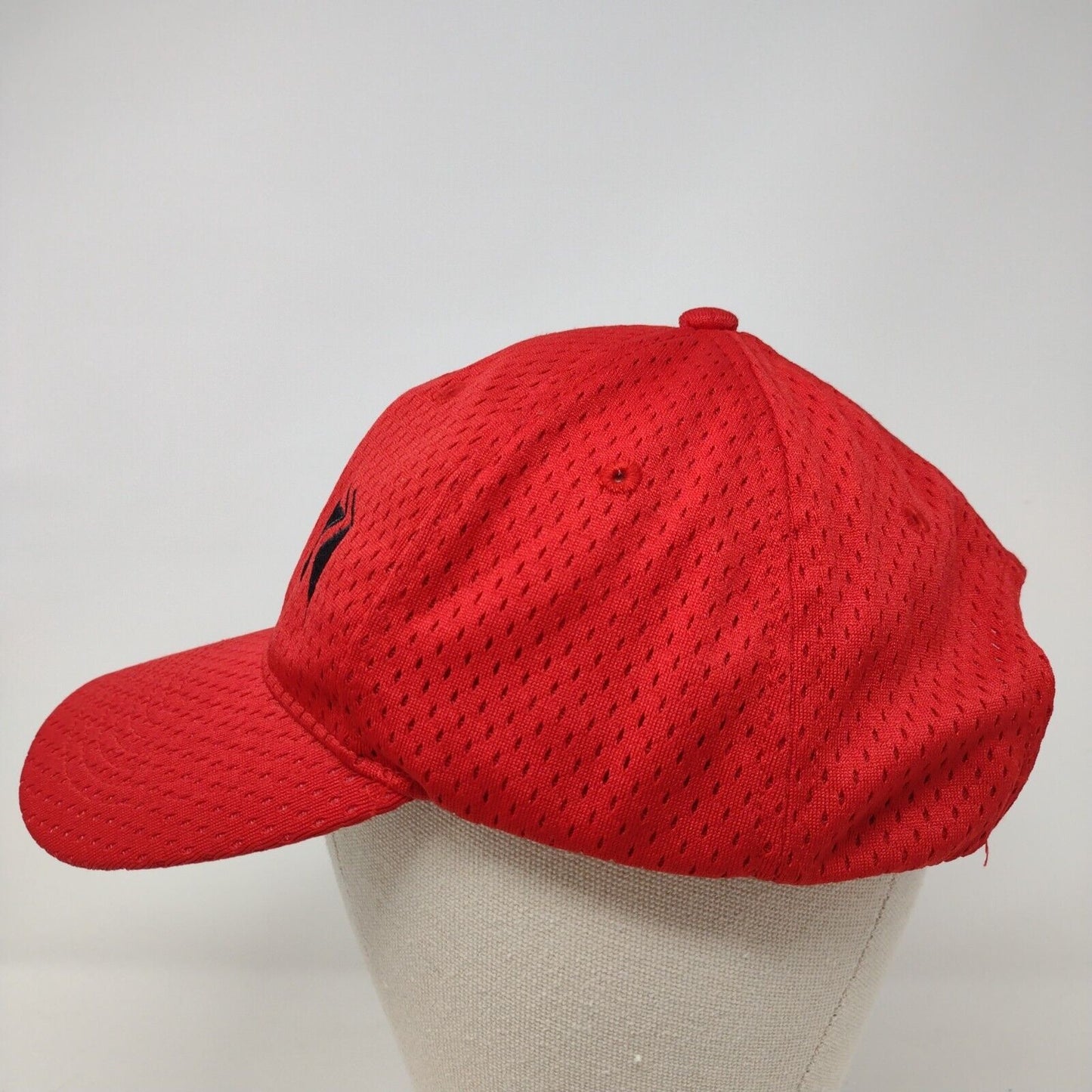 Pipe Division Strapback Hat Red OSFM Adjustable Embroidered 6 Panel KC Caps
