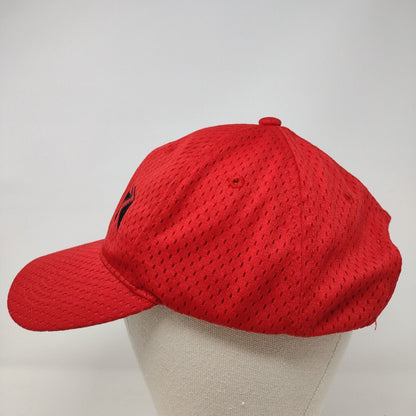 Pipe Division Strapback Hat Red OSFM Adjustable Embroidered 6 Panel KC Caps