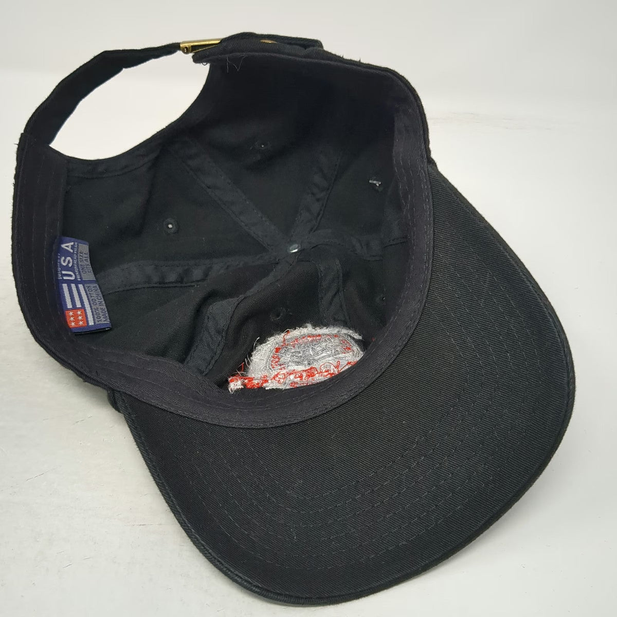 USA Premium Headwear Baseball Cap Black One Size Tow Masters Towing Service Hat