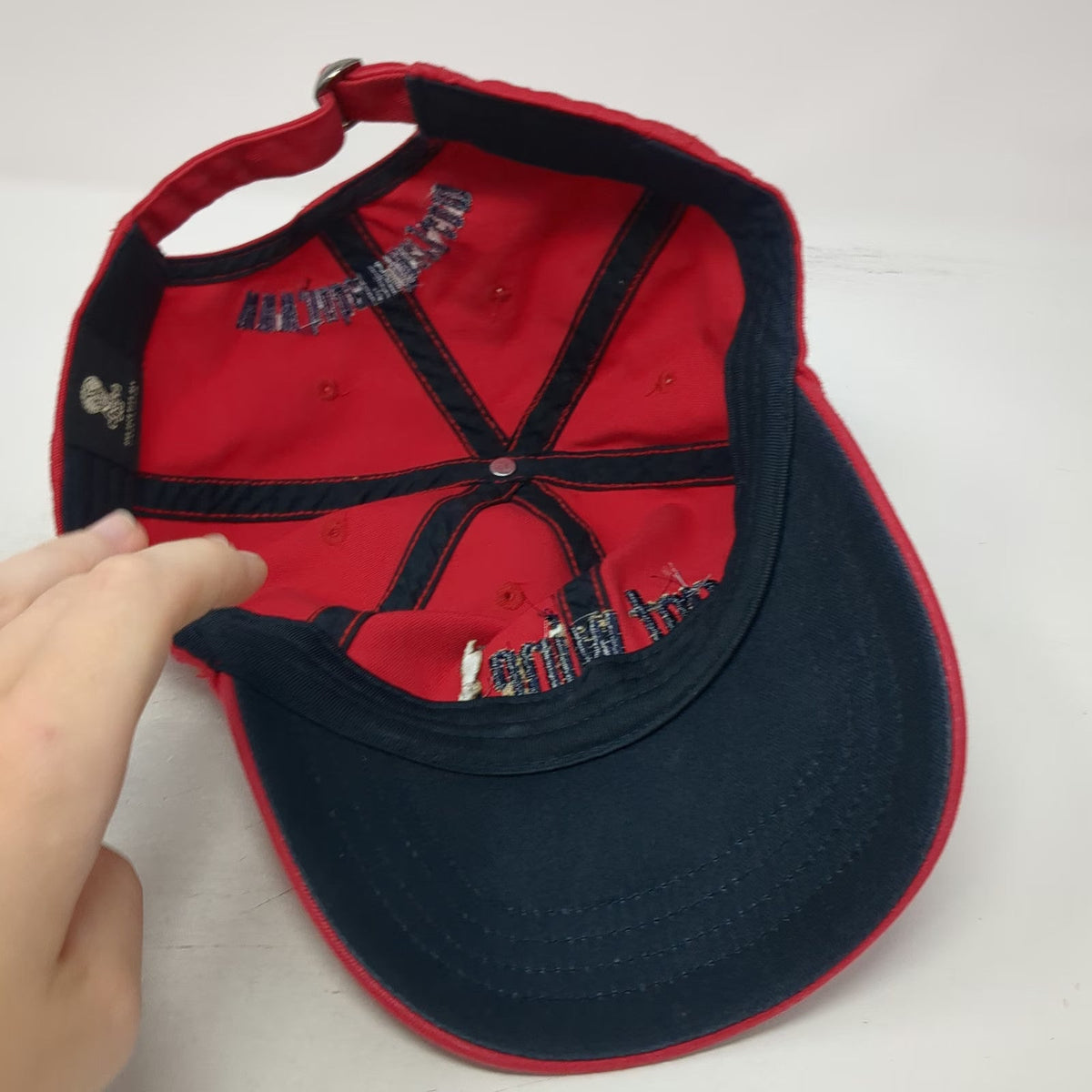 Cobra Caps Baseball Cap Red One Size Got Wine Huber Winery Buckle Slideback hat