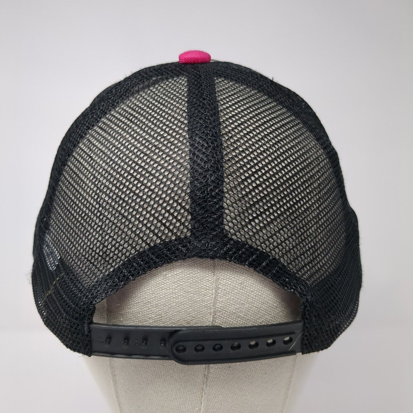 Beth Marie Snapback Trucker Hat Camo One Size Mesh Back Embroidered