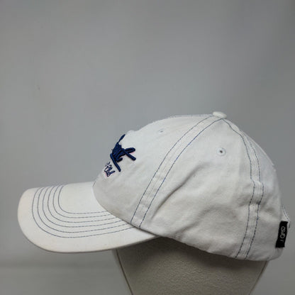 Oakmont Golf Club Slideback Hat White One Size Embroidered Gear For Sports