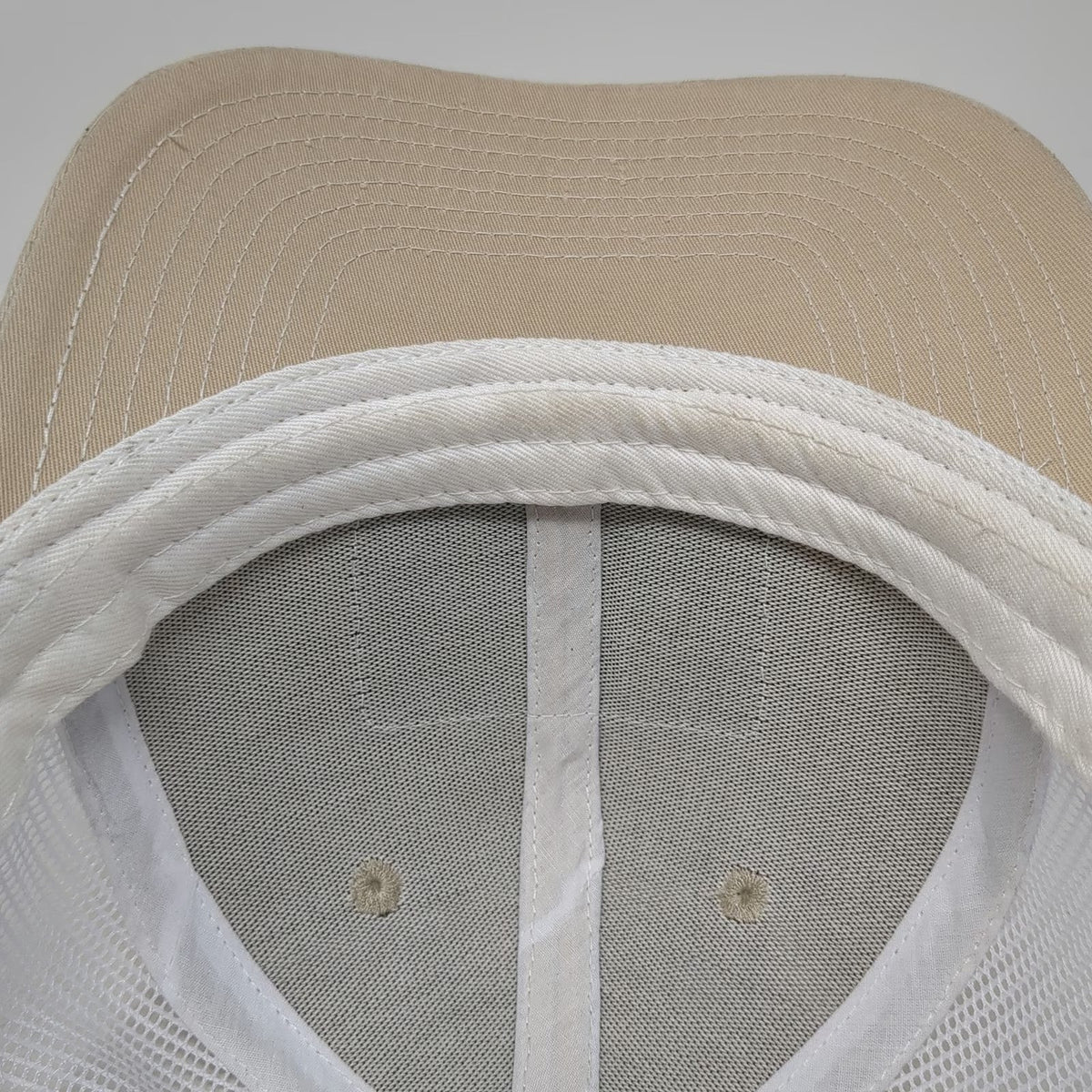 Dover Bluff Hat Co. Trucker Hat Brown One Size Mesh Back Fish Patch Snapback