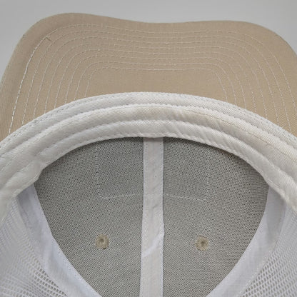 Dover Bluff Hat Co. Trucker Hat Brown One Size Mesh Back Fish Patch Snapback