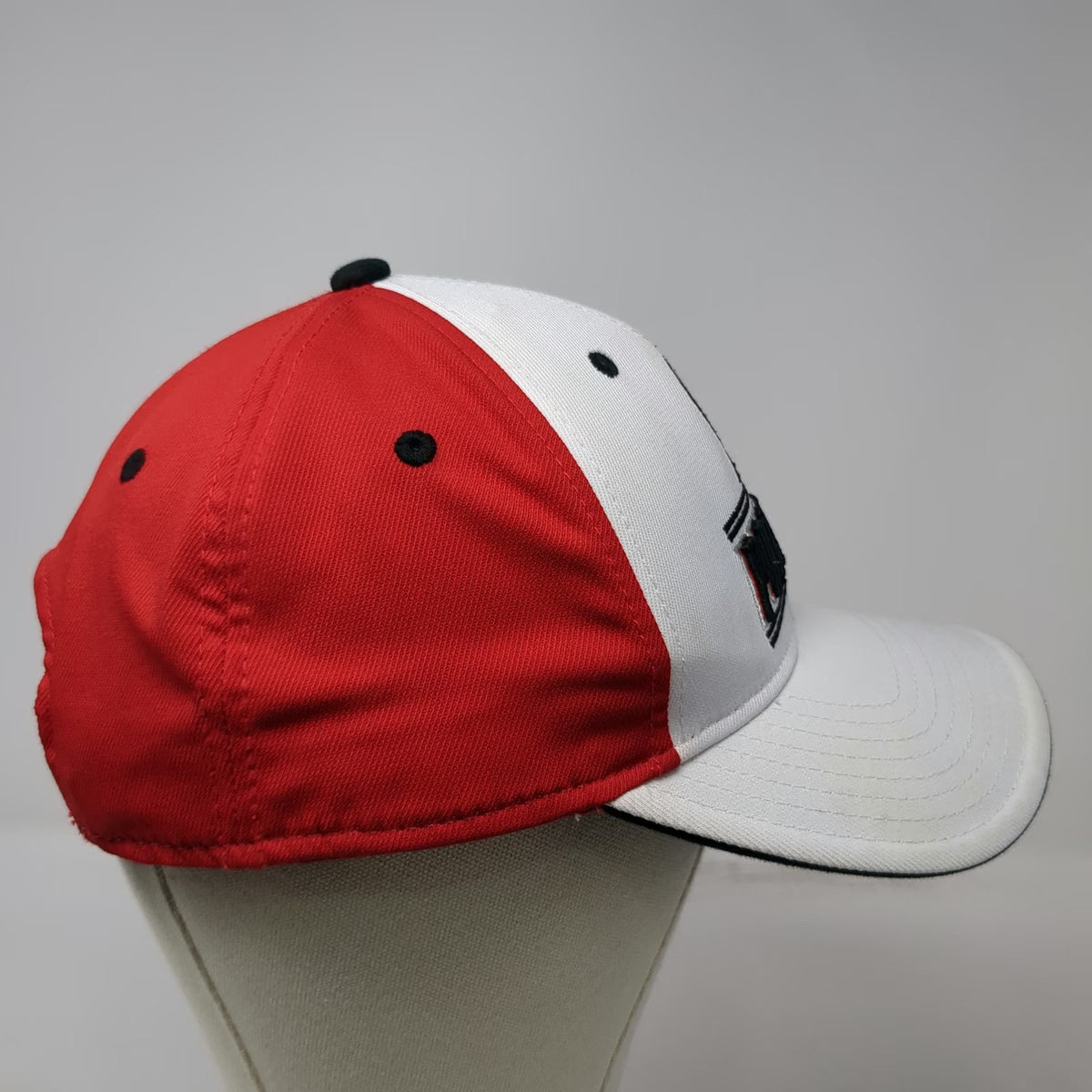 Portland Trail Blazers NBA Adidas Snapback Hat White Red Black One Size Pinwheel