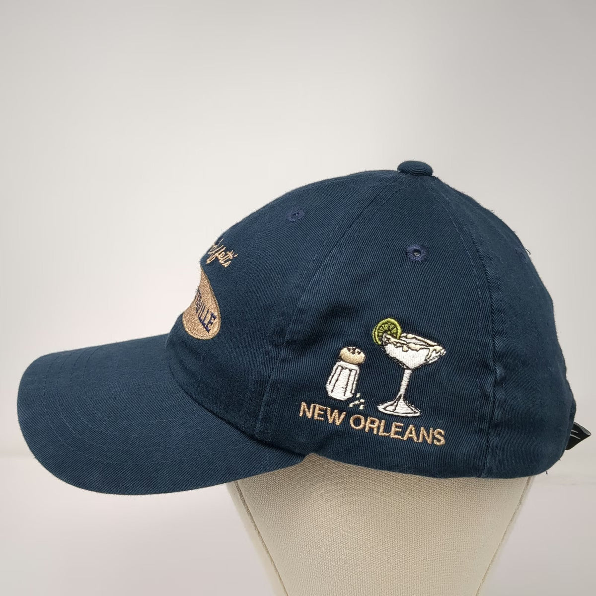 Town Talk Blue Baseball Cap Hat One Size Margaritaville Buffett New Orleans