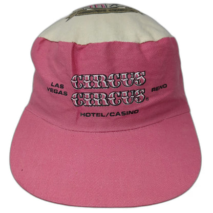 Designer Pro Circus Circus Las Vegas Hotel Casino Pink Army Cap Hat Vintage