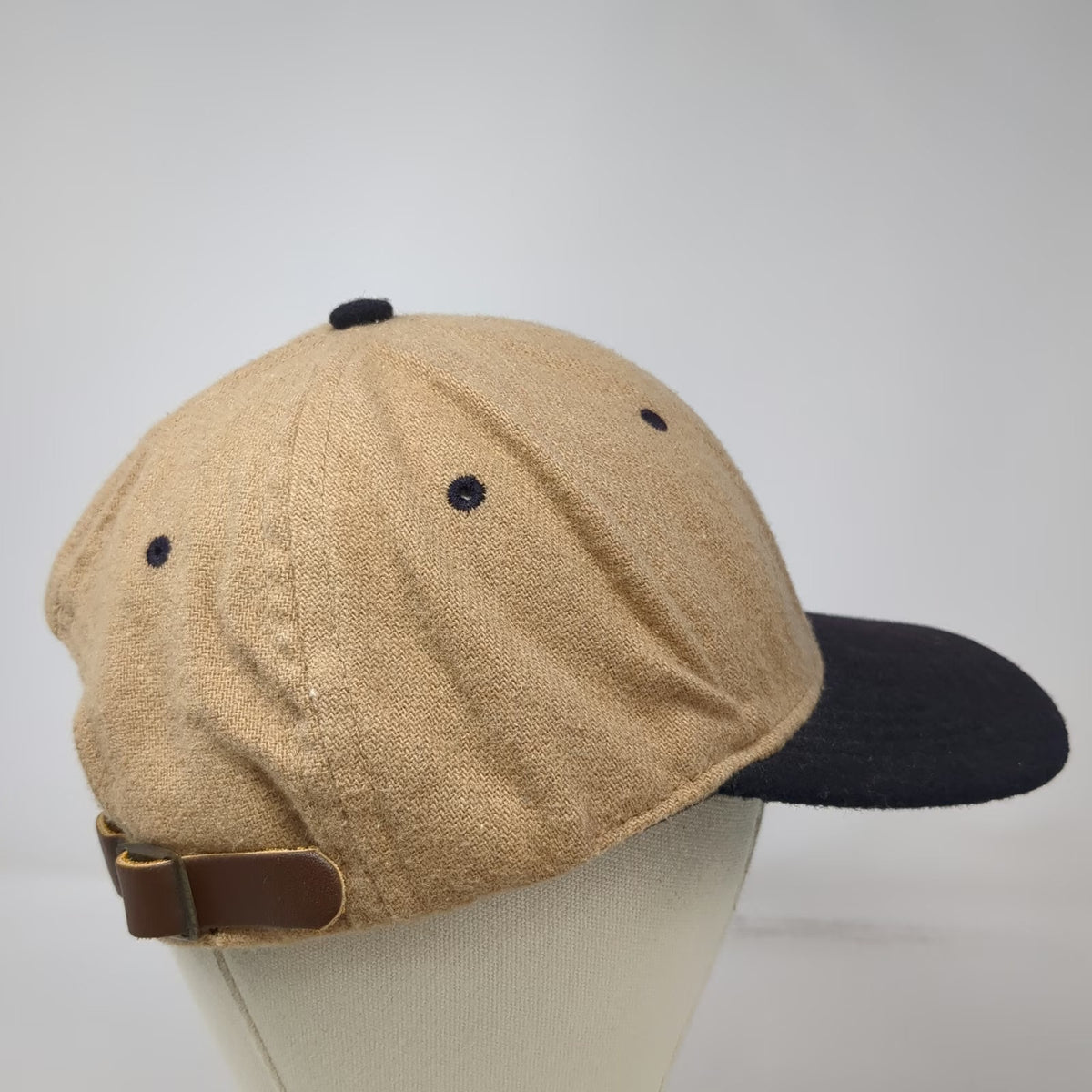 Cali Fame Baseball Cap Brown One Size Spurwing Country Club Wool Slideback Hat