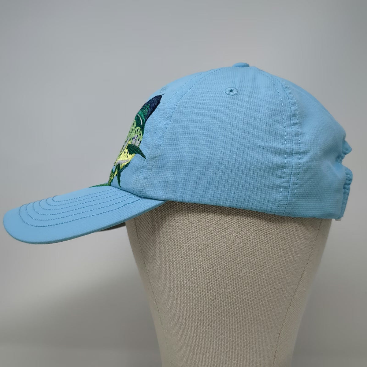 The Saltwater Angler Baseball Cap Blue One Size Mahi Mahi Fish Key West Lure Hat