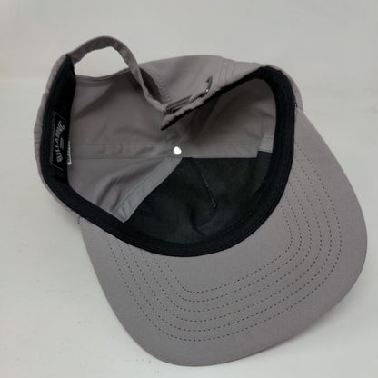 Billabong Patch Slideback Hat Gray One Size Adjustable Vent Holes