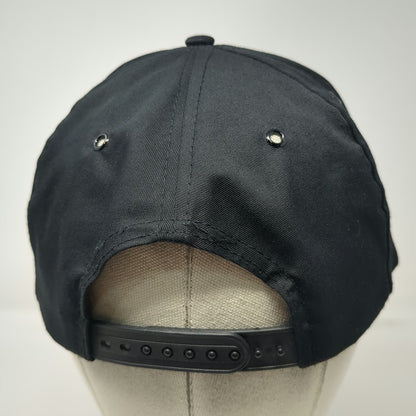 Fashion Cap Snapback Hat Black One Size 5 Panel Purple Pink Graphic Flat Brim