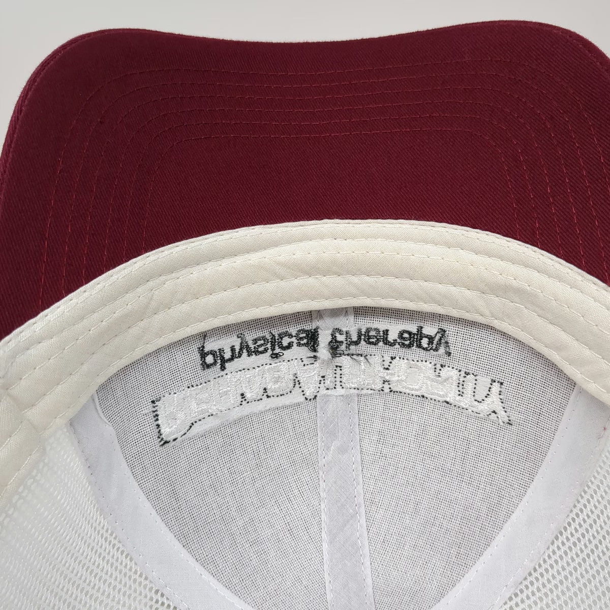 Cap America Trucker Hat Red White One Size Mesh Back Snapback Rehab Authority
