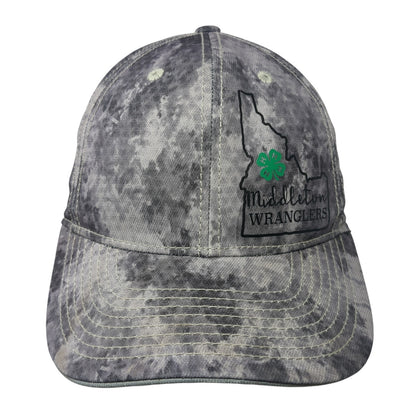 Middleton Wranglers Idaho Fitted Hat Gray Medium 6 Panel Port Authority