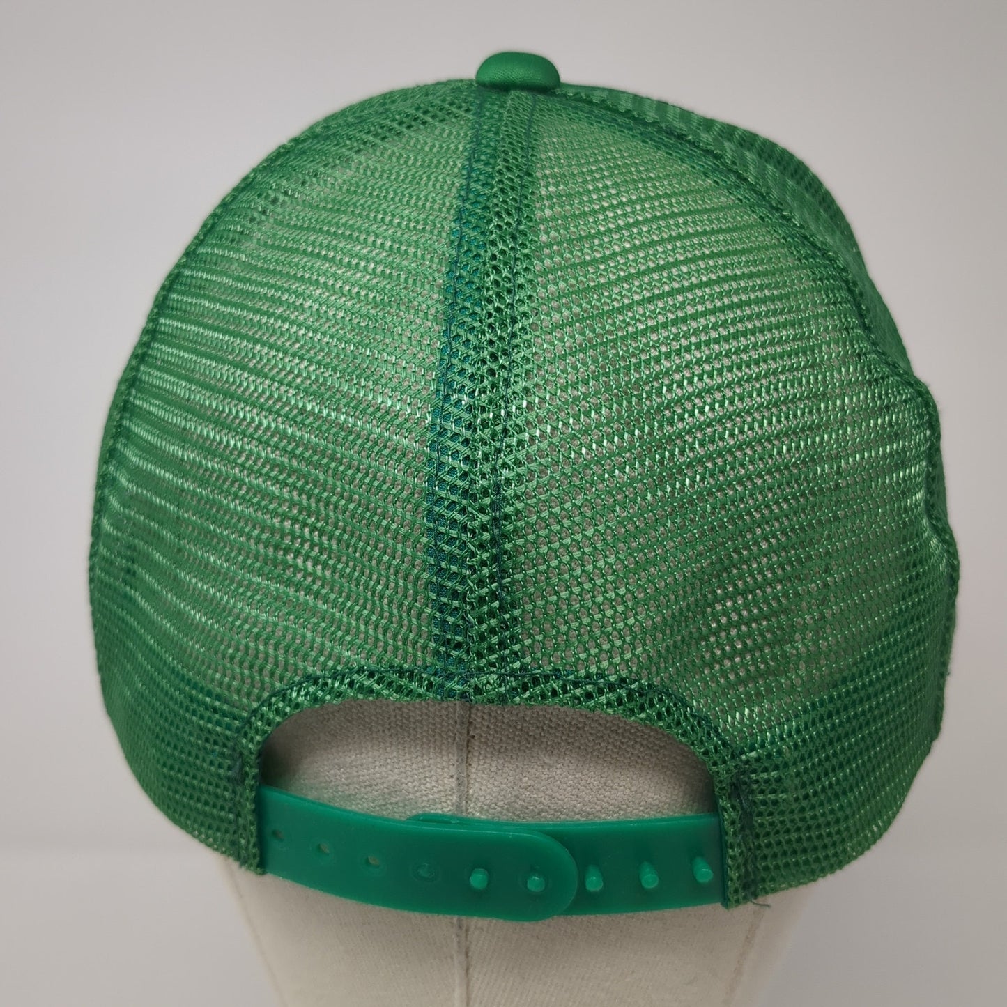 Craig Pipe Snapback Rope Trucker Hat Green One Size Mesh Back Outdoor