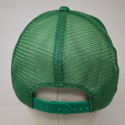 Craig Pipe Snapback Rope Trucker Hat Green One Size Mesh Back Outdoor
