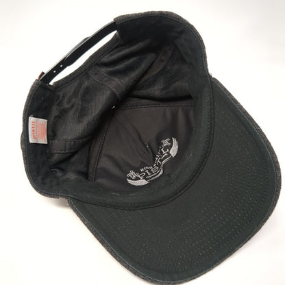 Bison Snapback Hat Gray One Size Adjustable Colorblock Outdoor Pistil