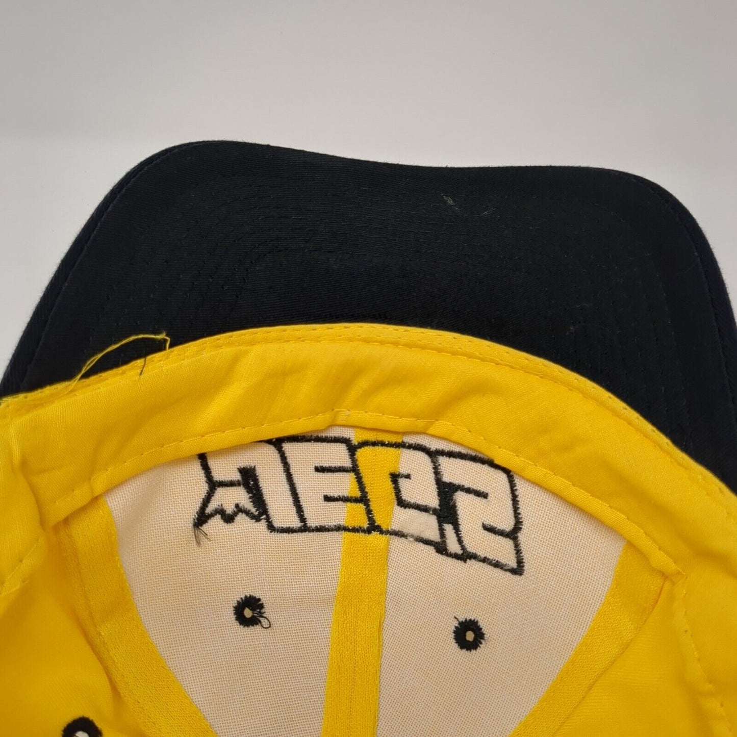 Jeg's High Performance Snapback Hat Yellow OSFA Embroidered Colorblock