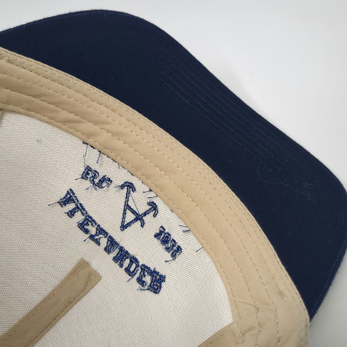 OTTO Trucker Hat Beige Blue One Size Alexander Cowboy Association Mesh Snapback