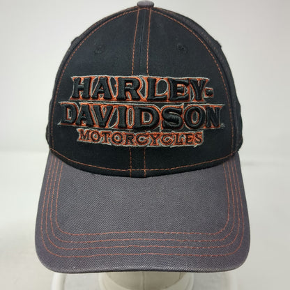 New Era Baseball Cap Black L Harley-Davidson Motorcycles Fitted Hat Stretch Fit
