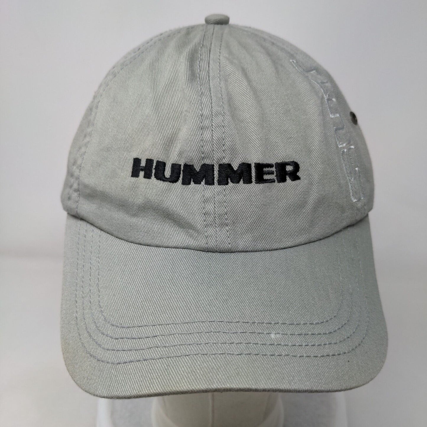 Hummer SUT Slideback Hat Gray One Size Adjustable Embroidered 6 Panel