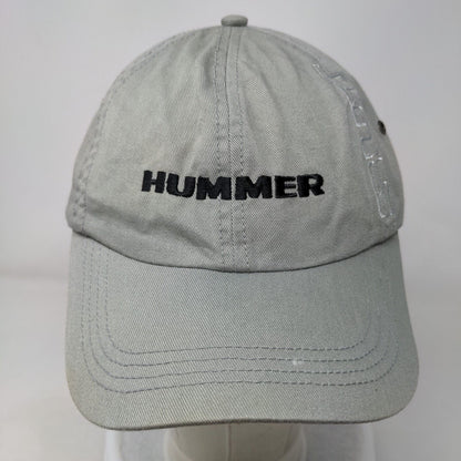 Hummer SUT Slideback Hat Gray One Size Adjustable Embroidered 6 Panel