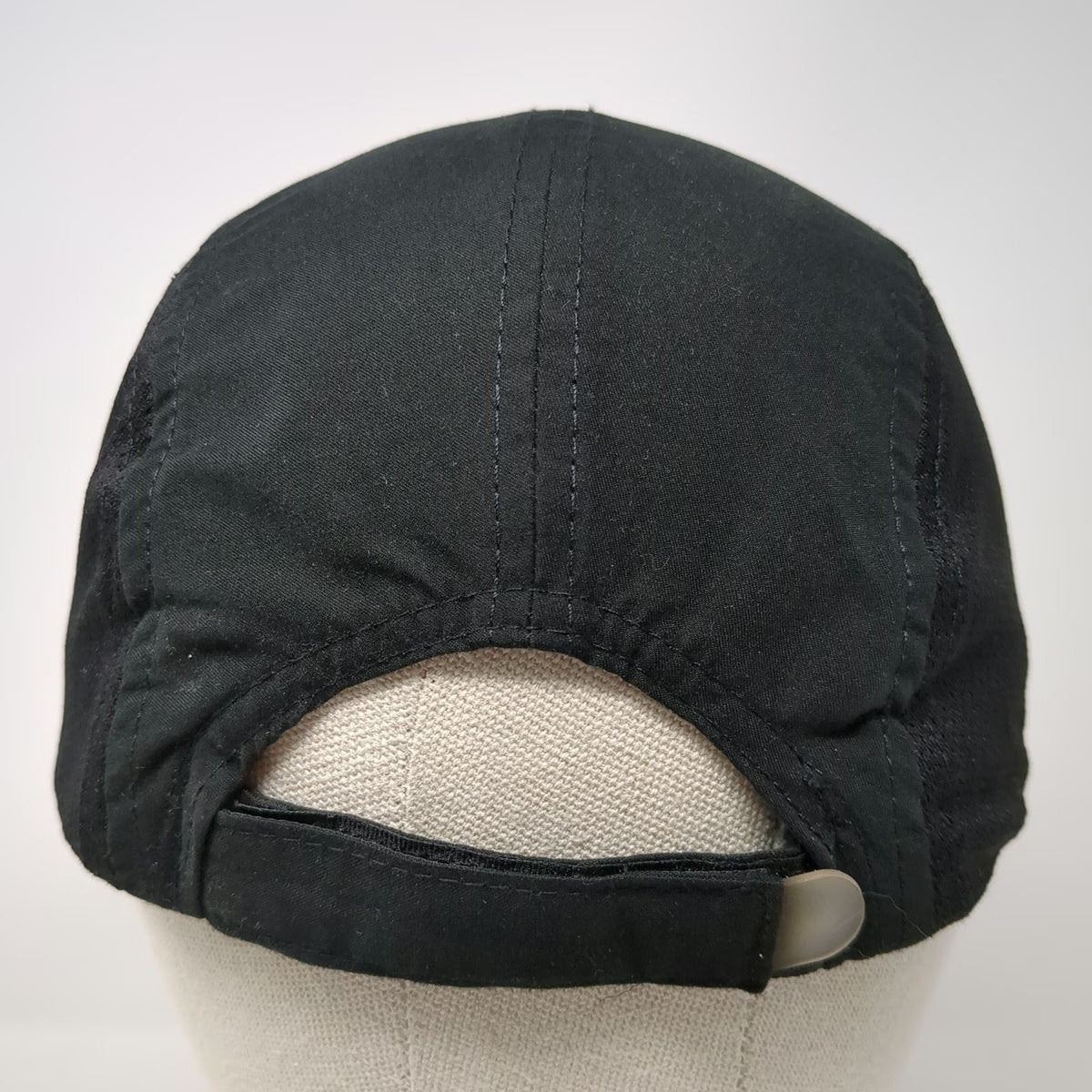 B.A. Sports Baseball Cap Black One Size GO! St. Louis Marathon Run Mesh Sides