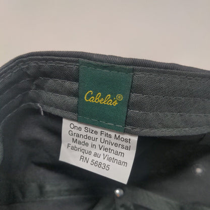 Cabela's Club Men's Slideback Hat Gray OSFM Embroidered Logo Adjustable
