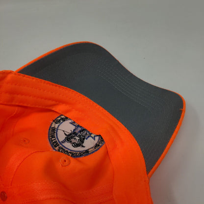 Idaho Hunter Education Program Instructor Strapback Hat Orange OSFM Otto