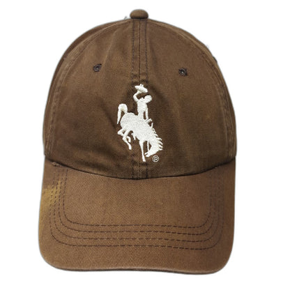 Wyoming Cowboys NCAA Signatures Baseball Cap Brown One Size Slideback Pokes Hat