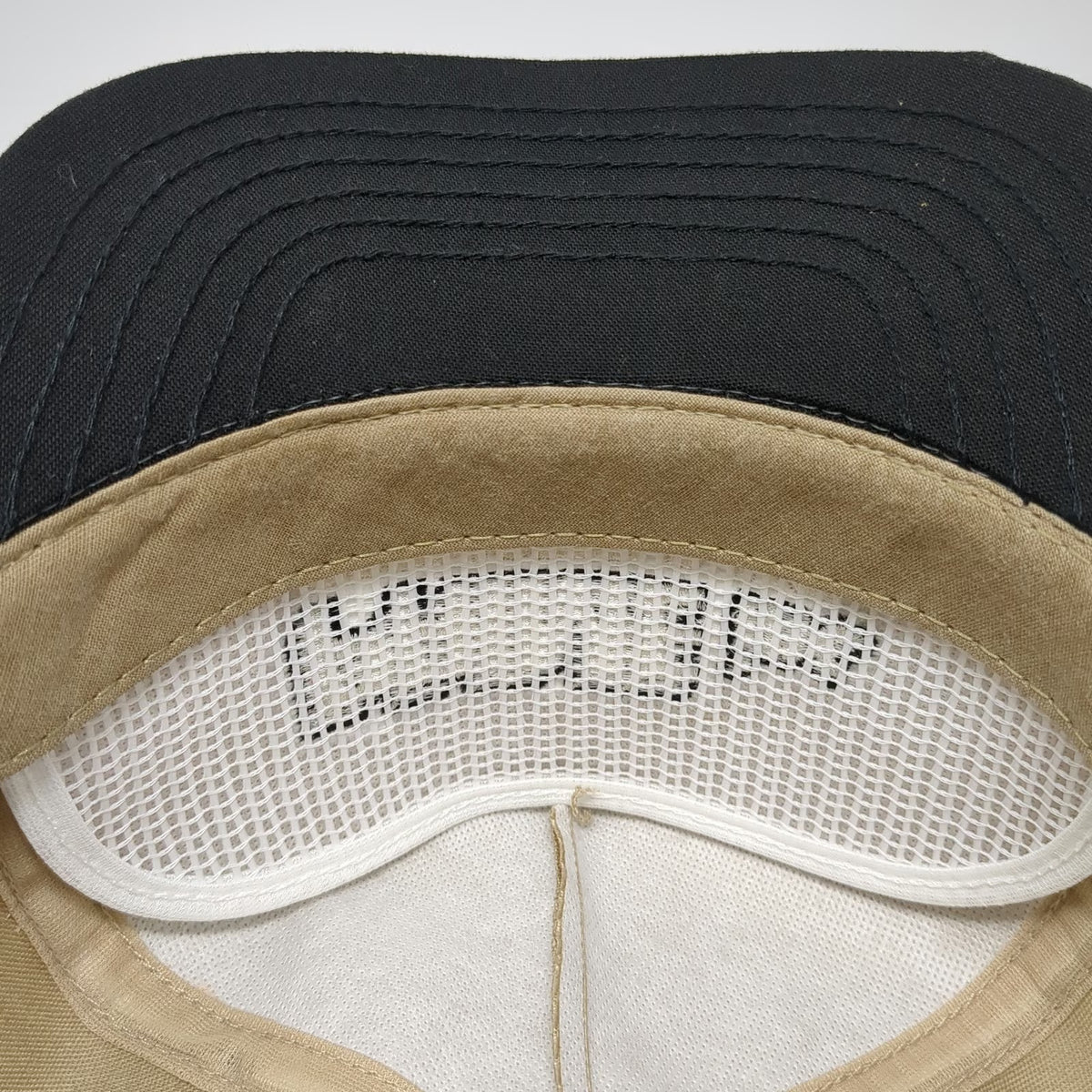 Mad Hatters Inc 5 Panel Beige Black One Size Prime Inc Trucking Rope Hat