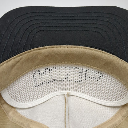 Mad Hatters Inc 5 Panel Beige Black One Size Prime Inc Trucking Rope Hat