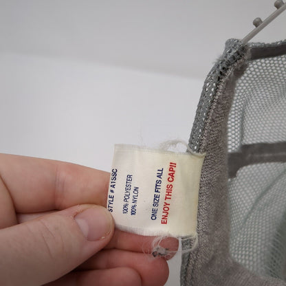 Vartan Snapback Mesh Back Rope Trucker Hat Gray One Size Solid Otto