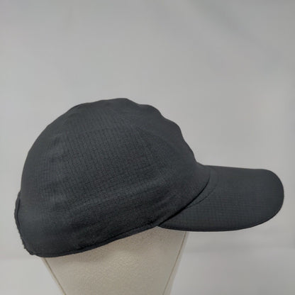 Lululemon Strapback Hat Black One Size Adjustable Lightweight 6 Panel