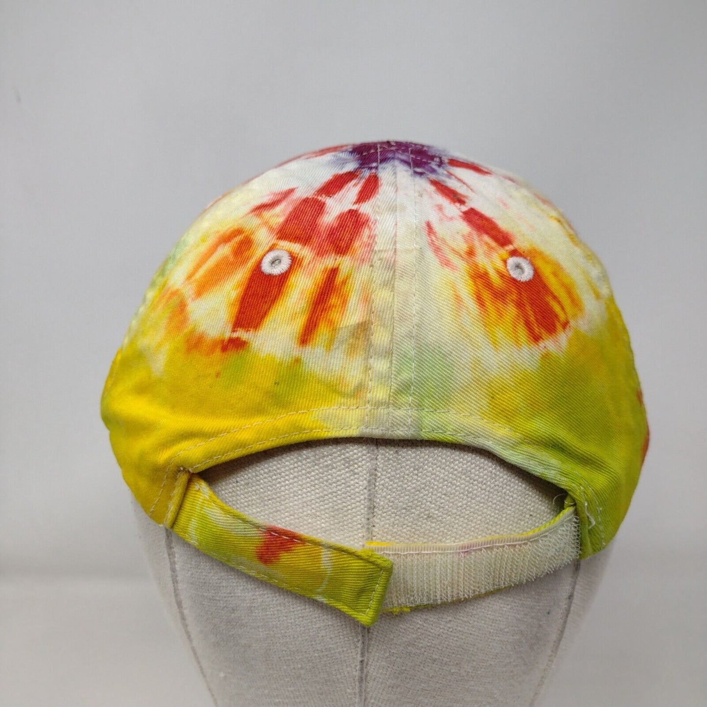 Rabbit Skins Toddler Strapback Hat Multicolor One Size Tie Dye 6 Panel Cotton