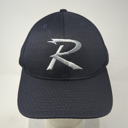 Richardson Strapback Baseball Cap Black One Size Adjustable Embroidered 6 Panel