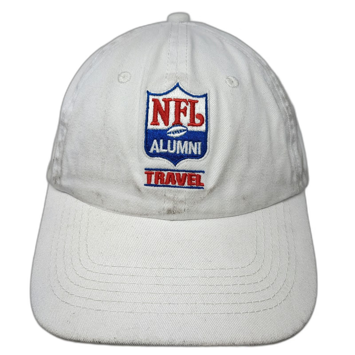 Outdoor Cap NFL Alumni Travel White One Size Strapback Embroidered Logo Hat