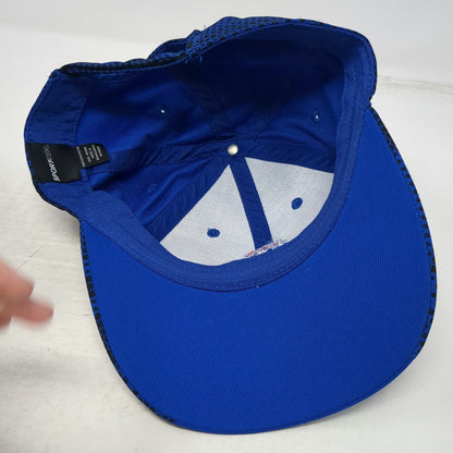 Sport-Tek Baseball Cap Blue Black OSFM Gem Meat Packing Co Mesh Strapback Hat