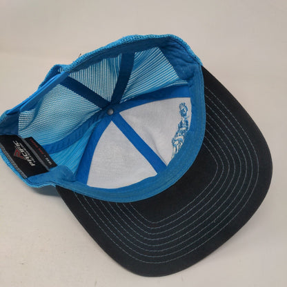 Pacific Snapback Mesh Back Trucker Hat Multi One Size Embroidered Fish