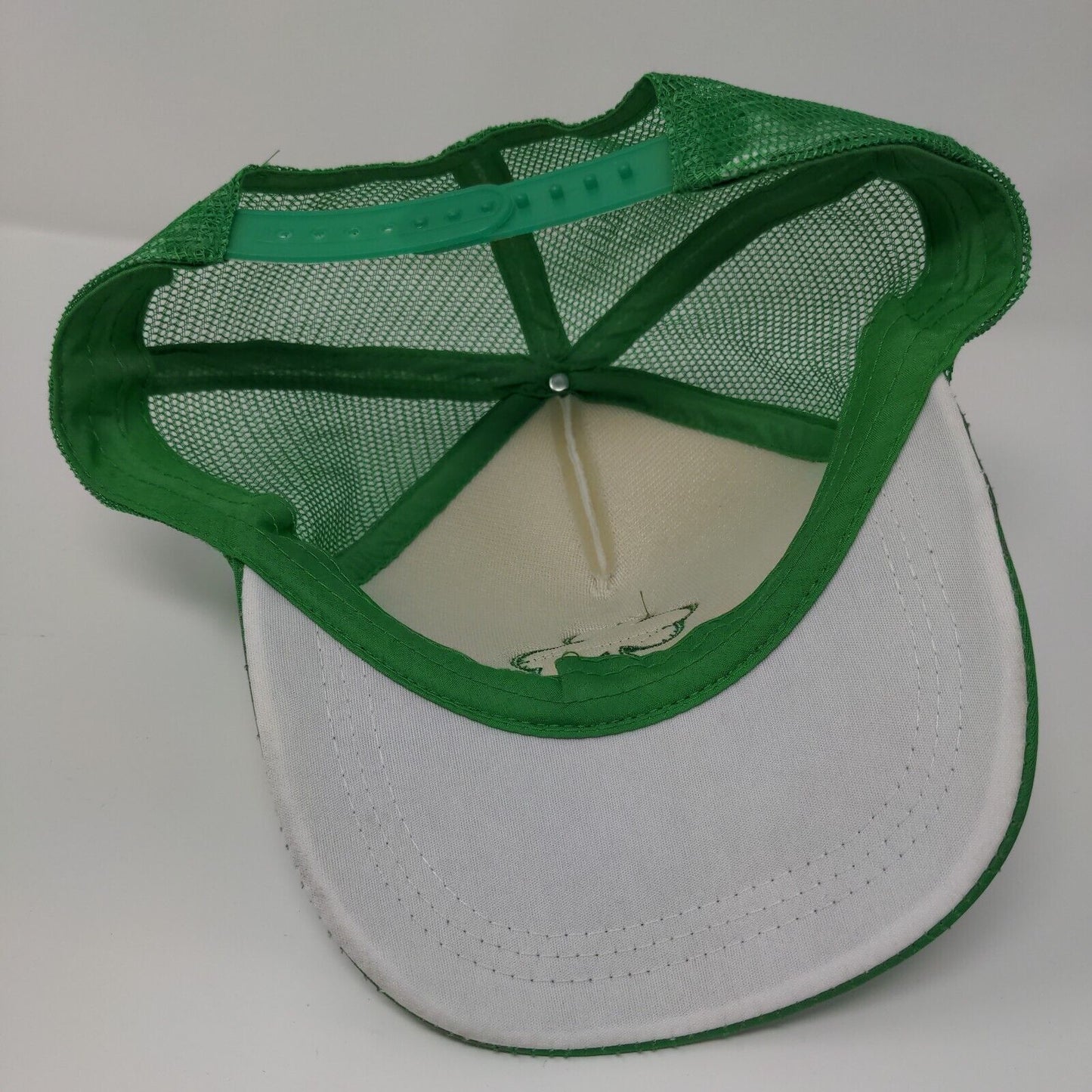 St. Patrick's Day Clover Snapback Trucker Hat Green OS Adjustable Mesh Back