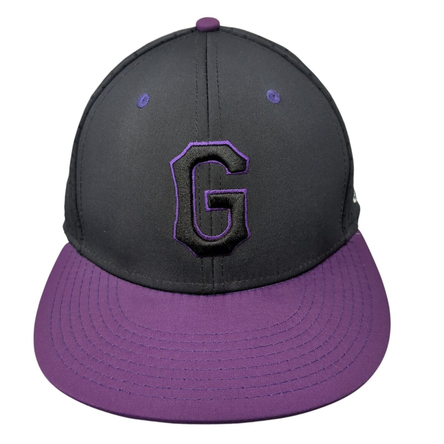 G Fitted Hat Multicolor Large Embroidered Vented Holes 6 Panel The Game Pro