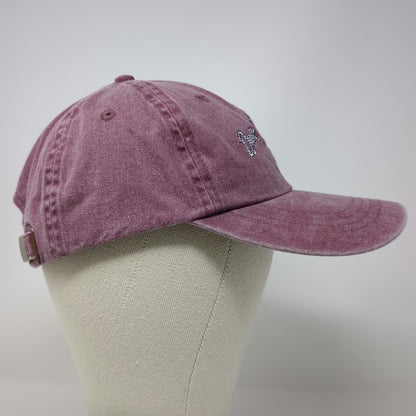 Port & Company Pink Baseball Cap One Size Down The Hatch Rope Slideback Hat
