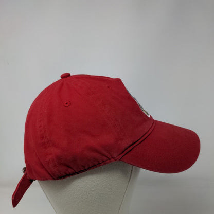 Rick And Morty Adult Swim Slideback Hat Red One Size Adjustable Embroidered